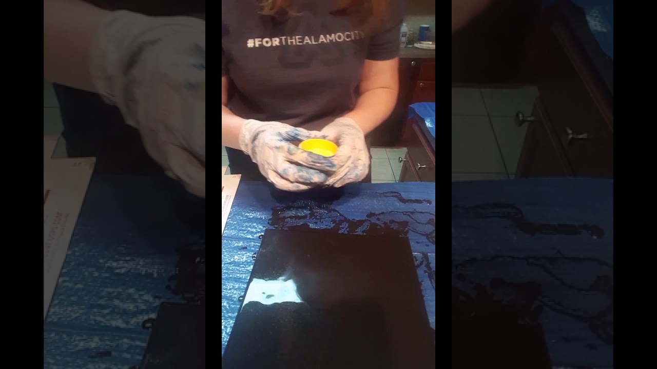 #7 - Center Swipe | Fluid Artist | Starburst Swipe | Acrylic Painting