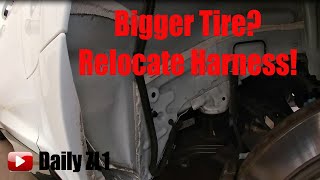 Camaro 6 Gen Wheel Well Wire Harness Relocation. *Detailed instructions*