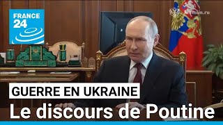 Vladimir Poutine a ordonné un cessez-le-feu à partir de 15H00 GMT • FRANCE 24