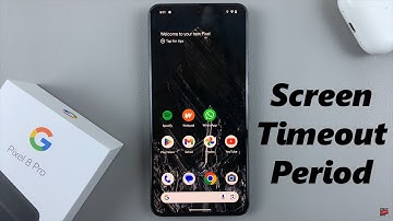 How To Change Screen Timeout Period On Google Pixel 8 /8 Pro