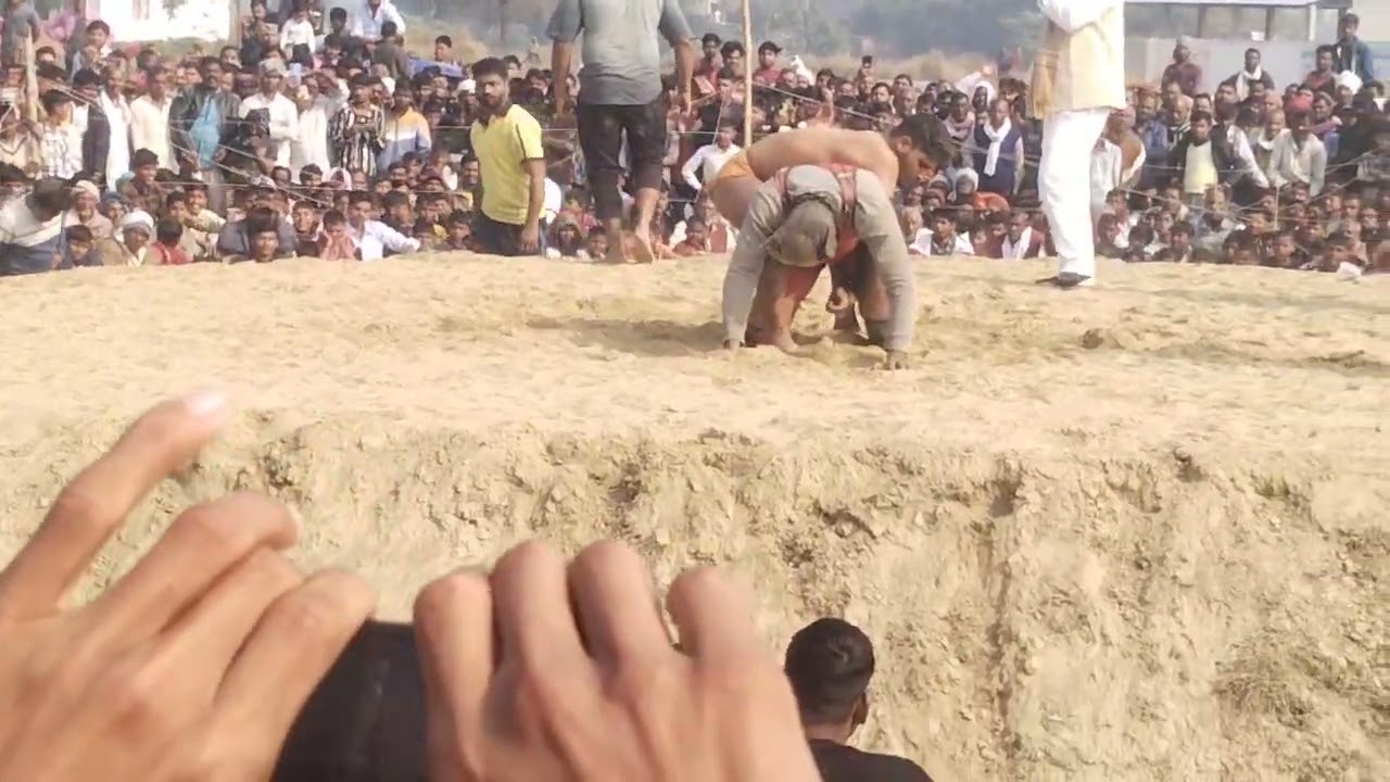 कुश्ती अखाड़ा 👍👍✅