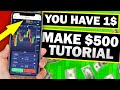 MAKING $500 OUT OF 1$ - Best and Safest strategy Binary Options trading / PocketOption or Quotex