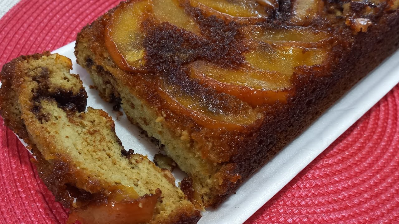 BOLO DE AVEIA E MAÇA  SEM FARINHA DE TRIGO,  SEM LEITE, SEM ÓLEO,  SEM AÇÚCAR  - BOLO FIT.