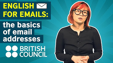English for Emails: Email addresses
