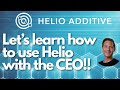 Learning how to use Helio with the CEO!!!