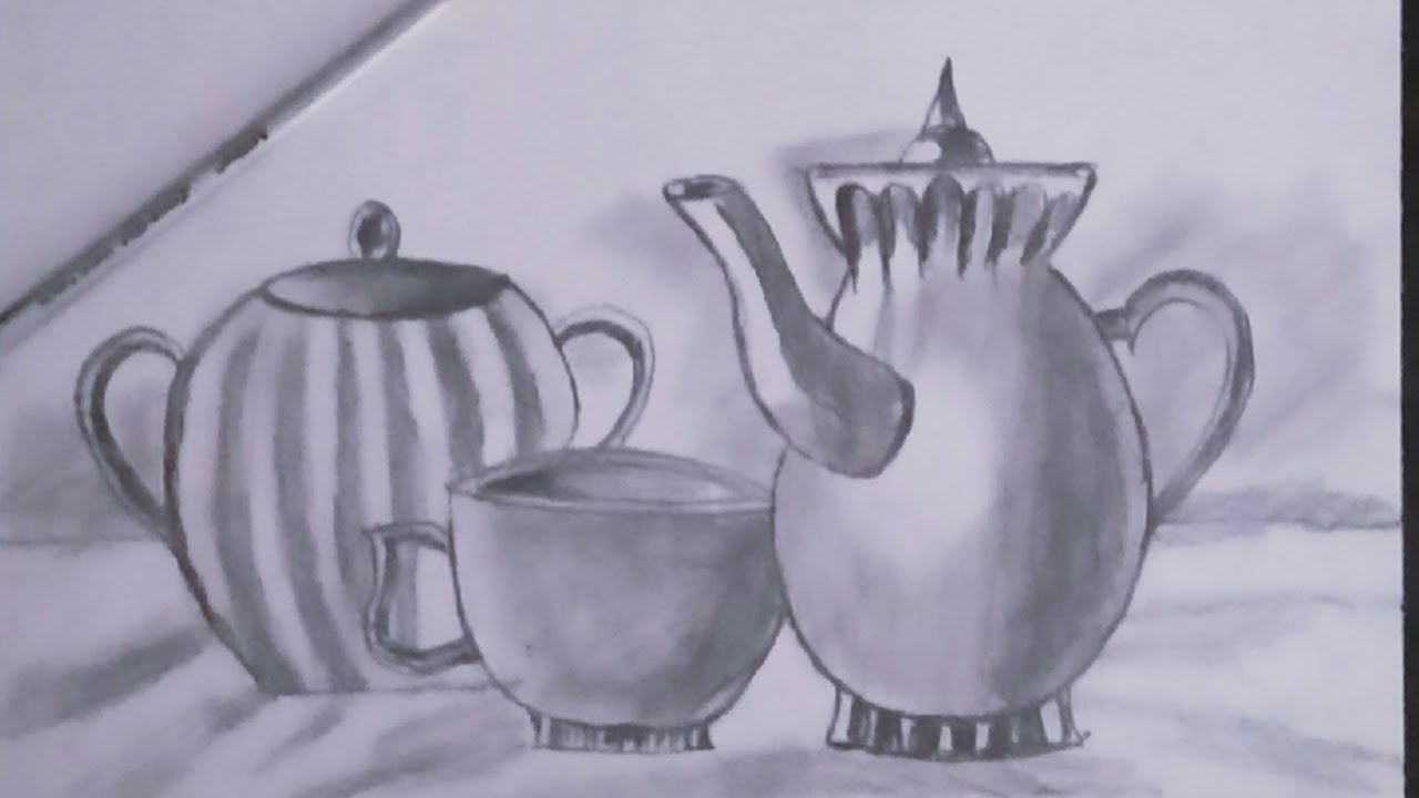 how to draw still life drawing|easy still life drawing for beginners