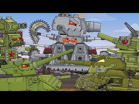 видео: All episodes: VK-44 Fight on the line of defence - Cartoons about tanks