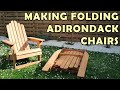 Making folding Adirondack chairs