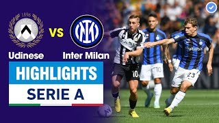 Highlights Udinese vs Inter Milan | Siêu phẩm sút phạt mở màn-liên tục bắn phá-ngược dòng tuyệt đỉnh
