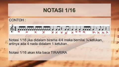 Membaca Ritmis Part 2