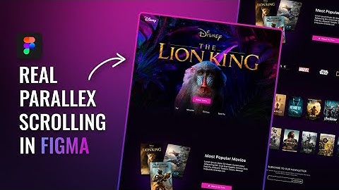 Figma Tutorial - Designing a full Website with Parallax Scroll Animation in figma