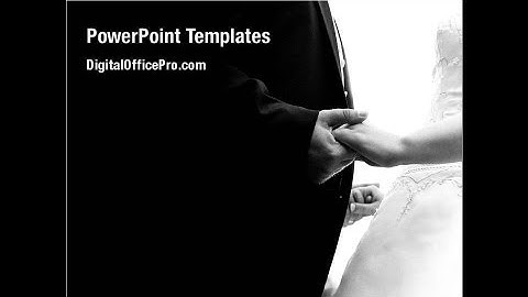 Wedding Theme PowerPoint Template Backgrounds - DigitalOfficePro #01213
