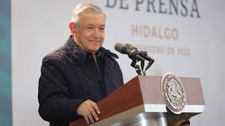 Baja incidencia delictiva en Hidalgo. Conferencia presidente AMLO