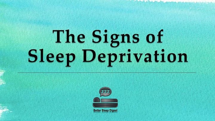 Signs of Sleep Deprivation