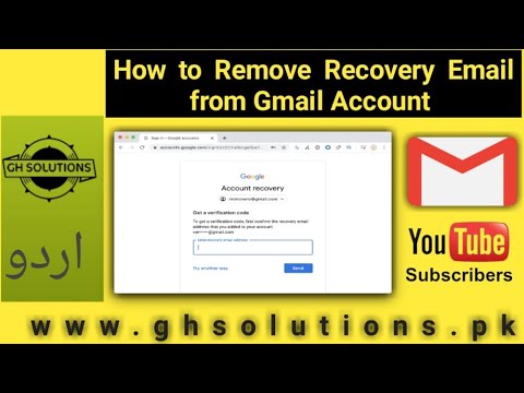 Remove recovery email from Gmail || Recovery email id kaise delete kare