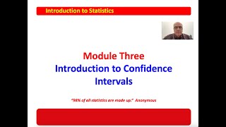 Module 3 Lesson 2 Confidence Intervals