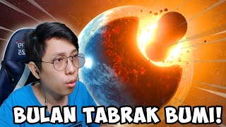 INI JADINYA JIKA BUMI DI TABRAK BULAN!!! - Solar Smash