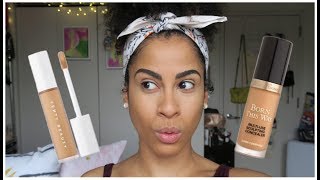 TOO FACED BORN THIS WAY CONCEALER V.S. FENTY BEAUTY INSTANT RETOUCH CONCEALER