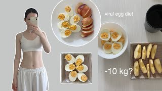 10 kg  Egg diet for weight loss  I tried viral Versatile Vicky diet + workout for 3 days | vlog