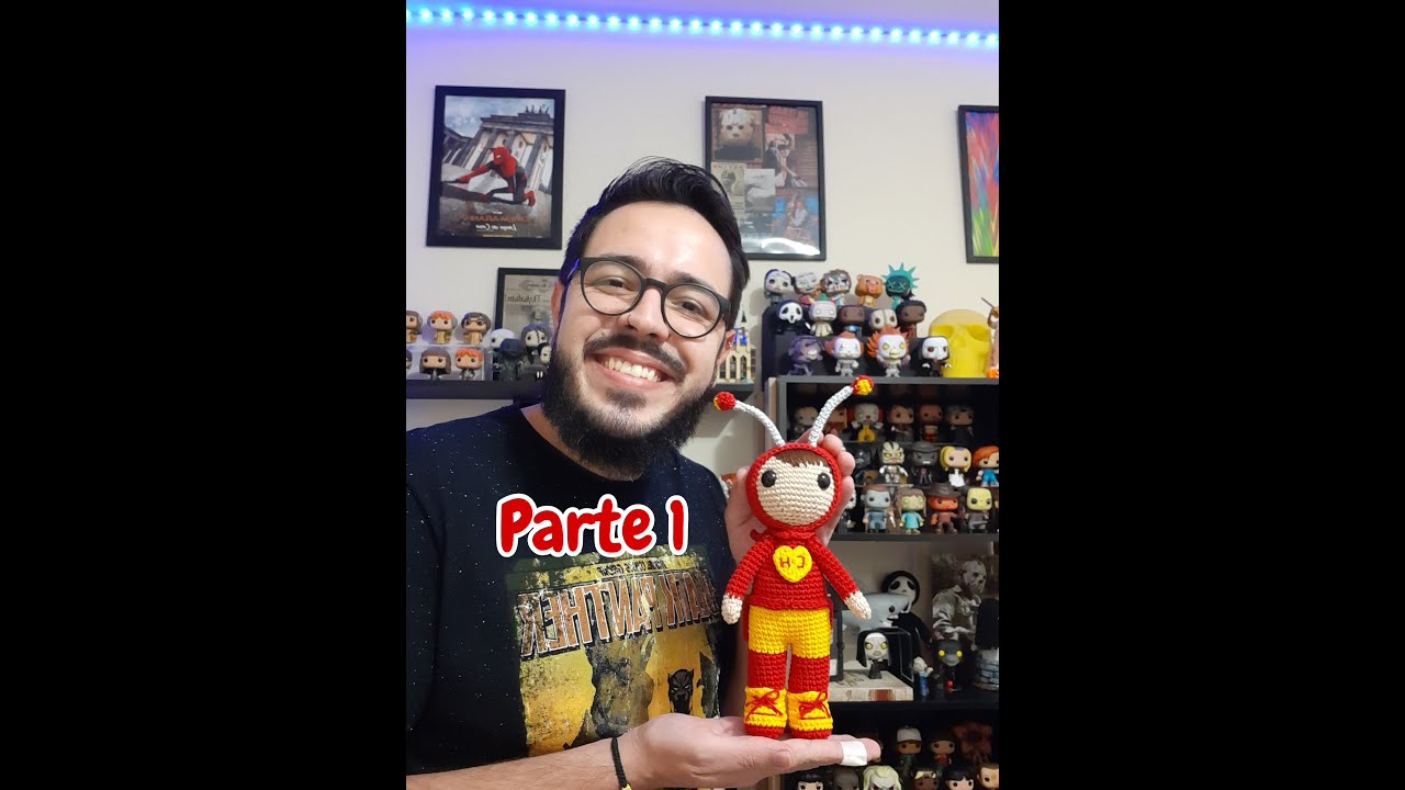 Chapolin Colorado Amigurumi (Parte 1) #tiagoamigurumi #croche #amigurumi