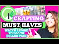 🌟ABSOLUTE MUST HAVES FOR CRAFTING AT DOLLAR TREE! DOLLAR TREE HIDDEN GEMS THAT ARE GAME CHANGERS!😱
