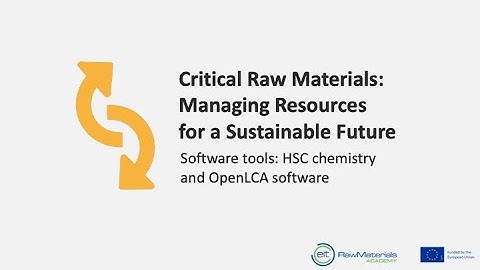 CRAM1x_2021_Week_5_Software_tools_HSC_chemistry_and_OpenLCA_software-video