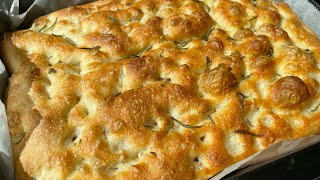 Focaccia italiana ricetta originale(pronta in 5 minuti) 🇬🇧 Italian focaccia original recipe