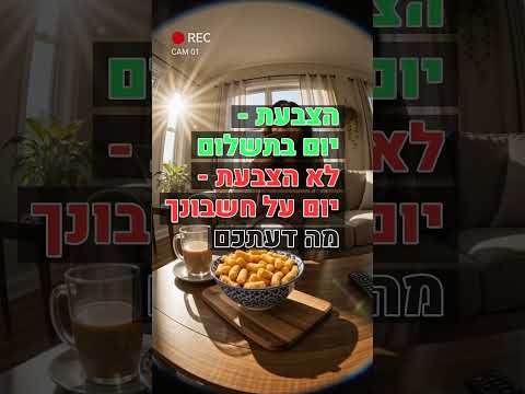 הצבעת-קיבלת תשלום על יום שבתון