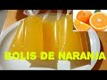 Como hacer bolis sabor naranja// Elaboracion de bolis sabor naranja//Receta de bolis de naranja