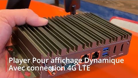 Xibo easyCMS - Player windows pour Affichage Digital