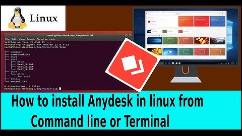 How to install Anydesk in Linux or windows ? Install in command line
