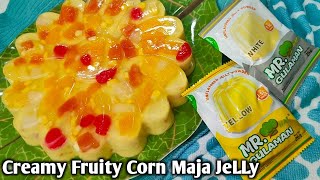 Creamy Fruity Corn Maja Jelly by mhelchoice Madiskarteng Nanay