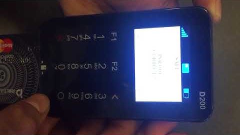 TMC MPOS D200 Tutorial