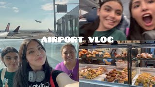 TRAVEL VLOG flying to italy!! ✈ airport vlog