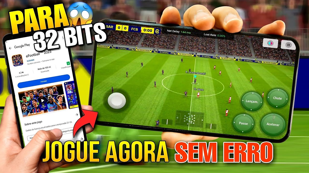 INCRIVEL!!!! OLHA O JOGO DE FUTEBOL QUE CHEGOU PARA CELULAR ANDROID - COM  BRASILEIRÃO AeB E Mais 