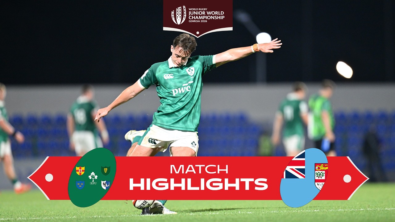An Irish victory in Georgia 🇮🇪 | Ireland v Fiji | Junior World Championship | Match Highlights
