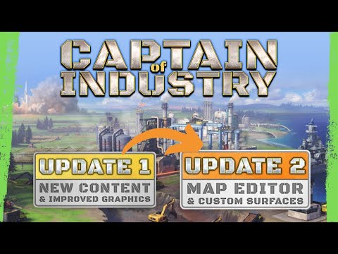 Видео: Captain of Industry. Update 2. Стартуем новый остров! #captainofindustry Часть 1. 2024 год.