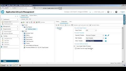 HP/Micro Focus Quality Center Tutorial 25: Create A Report