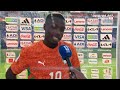 Victoire des Éléphants (2-0)-réactions de Faé Emerse, Nicolas Pépé et Guela Doué.