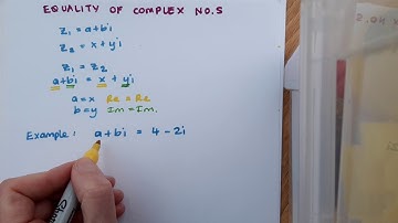 Equality of Complex Numbers - easy q.s