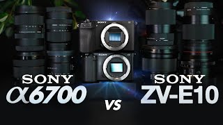 Sony a6700 vs Sony ZVE10 || Watch Before you Buy!!