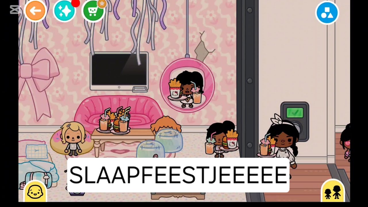 deel 1 slaapfeestje familie bruin