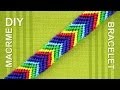 How to make a Chevron (Arrows) Rainbow Friendship bracelet