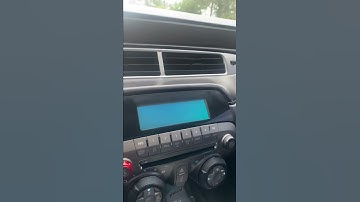 2013 Camaro LS V6 Radio Problem