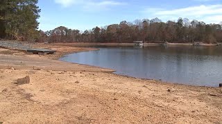 Lake Lanier levels down to their lowest in about 6 years because of drought conditions