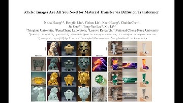 [ICCV 2025] MaTe: Images Are All You Need for Material Transfer via Diffusion Transformer.