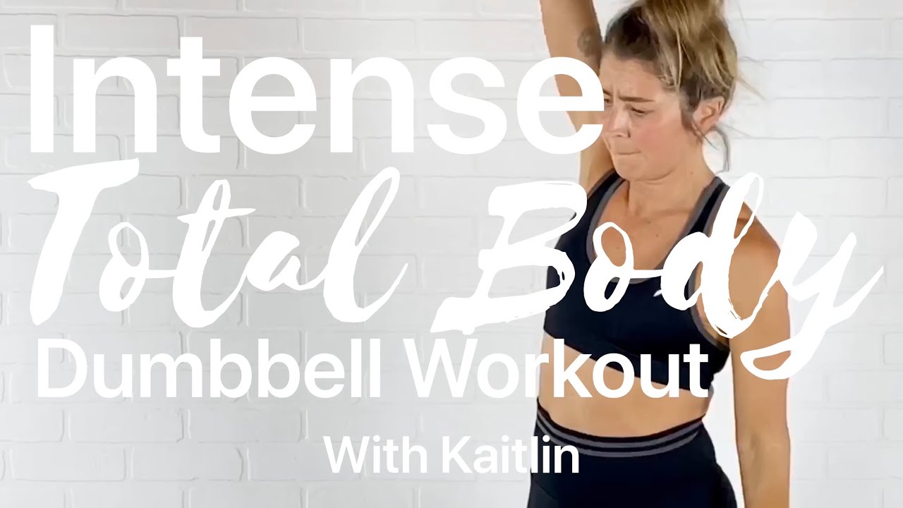 Intense 20 Minute Total Body Workout with one dumbbell! - YouTube