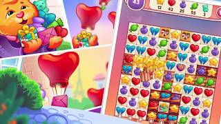 Sweet Hearts Match 3 Mobile Game - Long trailer screenshot 4