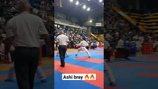 3 point ashi bray 🔥🔥#karate #kumite #karatekid #karatedo