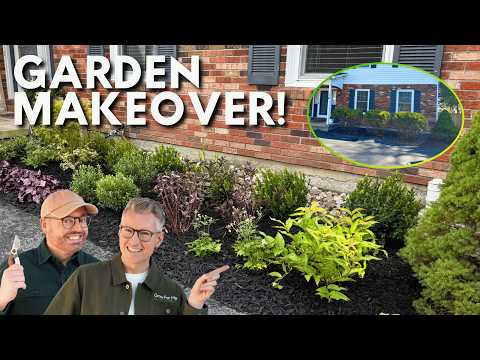 We Completely Transformed This Tired Foundation Garden 🌿